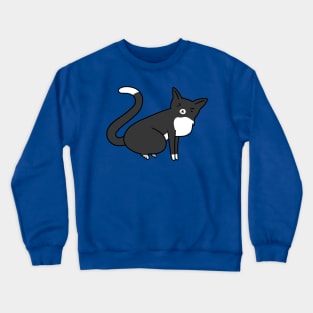 Angry Tuxedo Kitty Crewneck Sweatshirt